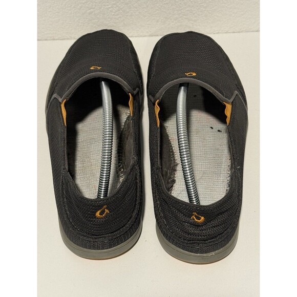 OLUKAI Mens Nohea Mesh Slip-On Shoes Size 10 Grey Sneakers NO INSOLES